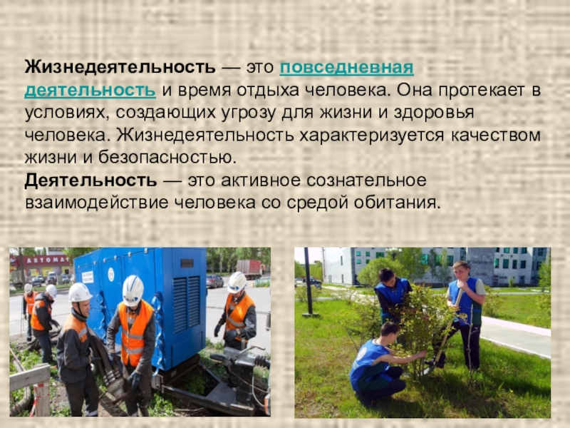 Деятельность повседневной жизни