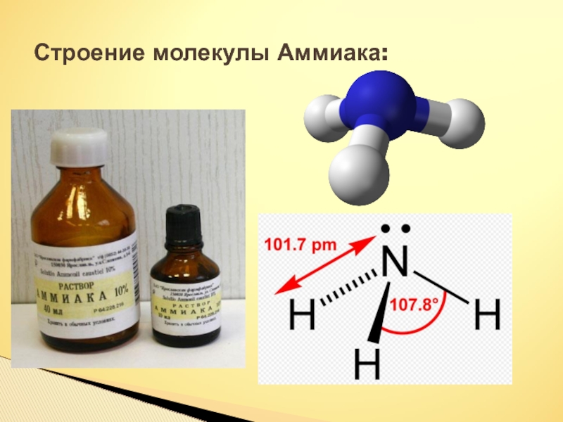 Свойства водного раствора аммиака. Водный раствор аммиака формула. Аммиак это нашатырный спирт. Молекула аммиака. Синтетический аммиак.