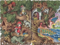 Презентация по литературному чтению на тему Лукоморье