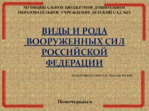 Презентация Вооруженные силы России