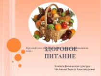 Презентация по теме Здоровое питание