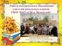 Презентация Работа школьного Методического объединения