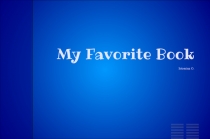 Презентация по английскому языку My favourite book