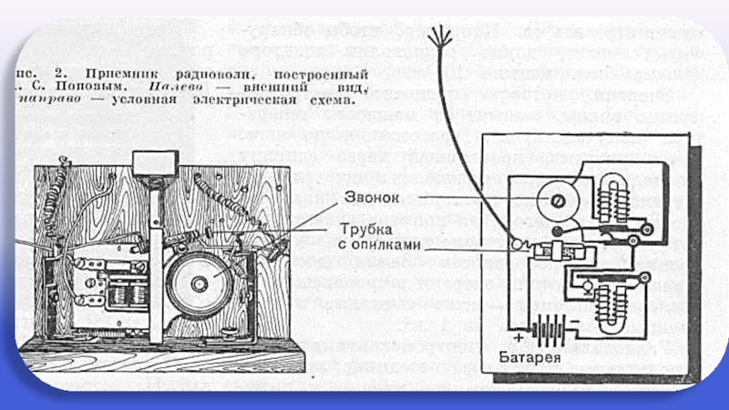 Радиоприемник попова фото схема