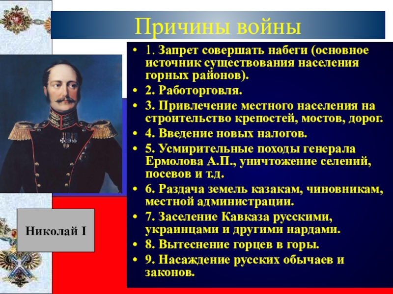 История 9 класс информационно творческие проекты кавказская война