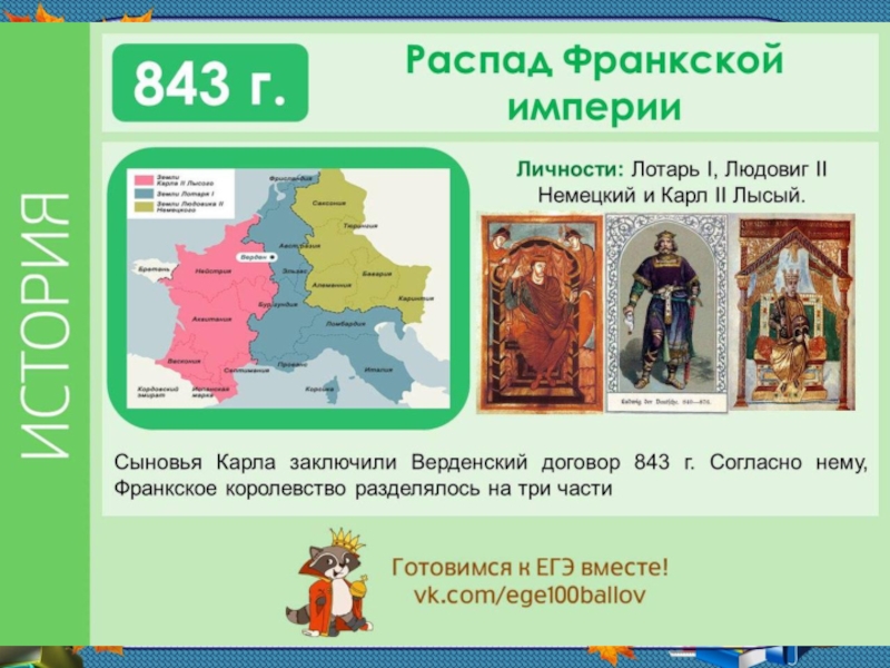 Создание франкской империи. Презентация по всемирной истории. ЕГЭ презентация. Даты всемирной истории для ЕГЭ. Карточки по всеобщей истории.