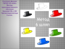 Презентация Метод 6 шляп