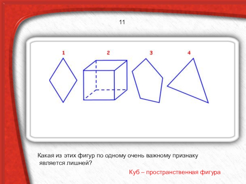 Пространственные фигуры презентация