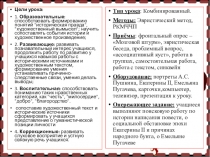 Презентация Историческая правда и художественный вымысел в повестиА. С. Пушкина Капитанская дочка 9 кл. II вида