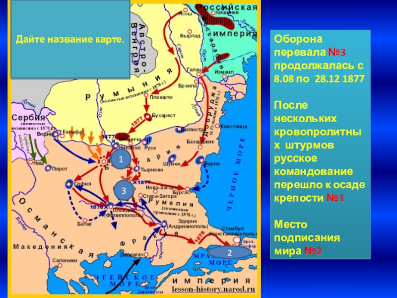 Шипкинский перевал русско турецкая война 1877 1878 карта