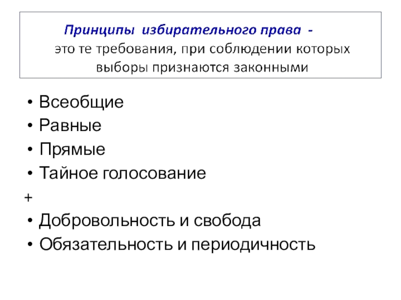 Демократические выборы и политические партии конспект и презентация 10 класс