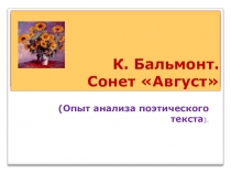 Презентация по литературе на тему