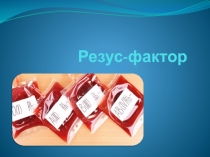 Презентация по теме Резус-фактор