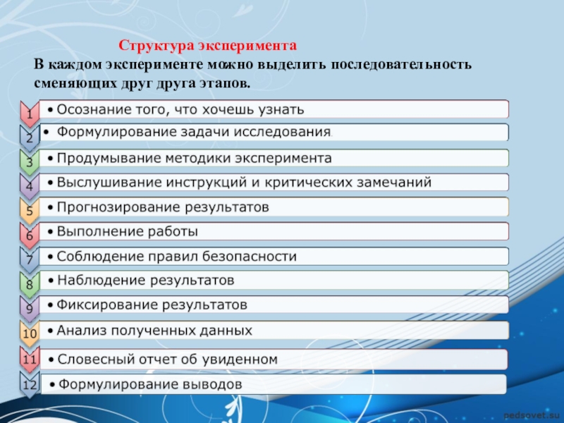 Выделяют порядки. Структура эксперимента. Структура эксперимента в ДОУ. Структура опыта в ДОУ. Состав эксперимента.