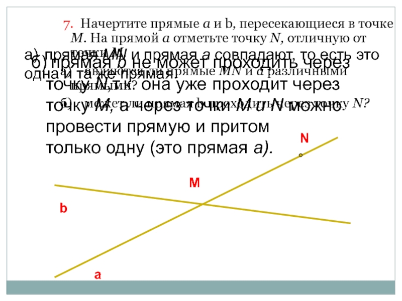 Вне прямой. Начертите прямые пересекающиеся в точке. Прямая пересекающая через точки. Начертить прямую. Прямая а б.