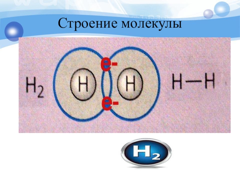 6 молекул водорода. Электронное строение молекулы водорода. Строение молекулы водорода. Структура молекулы водорода. Строение молекулы водорода схема.