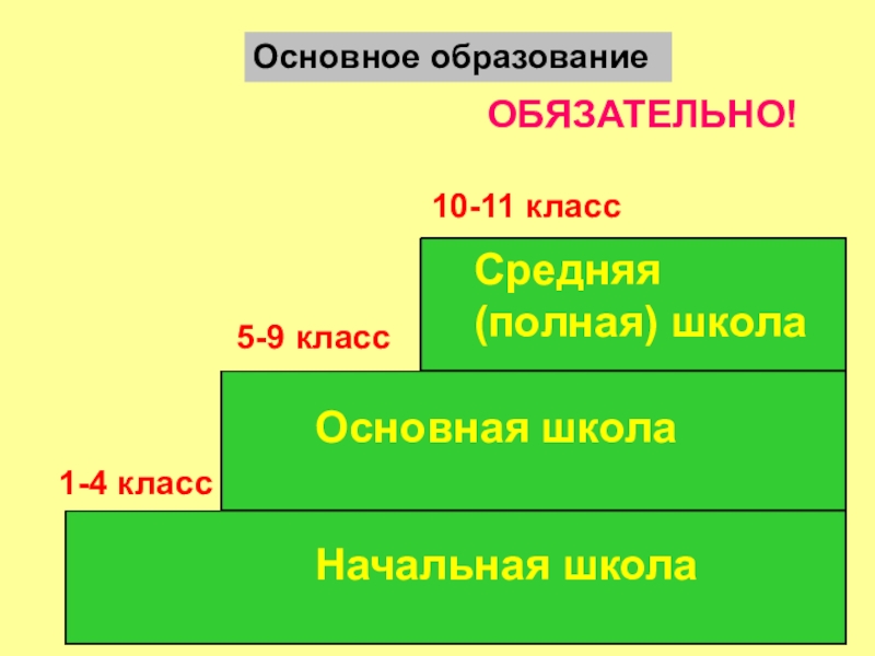 Ступени образования обществознание 6 класс схема