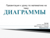 Презентация к уроку по математике на тему Диаграммы (6 класс учебник Зубаревой)