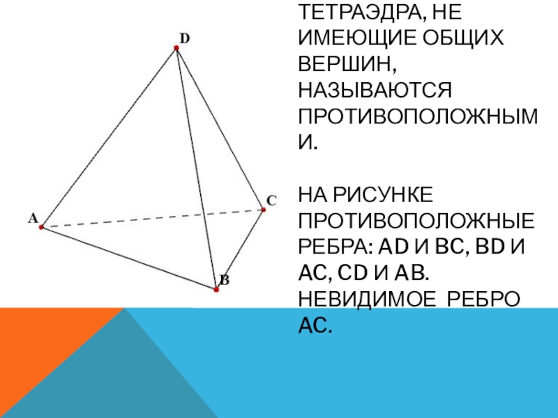 Тетраэдр углы при вершинах