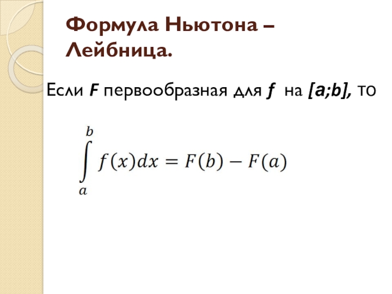 Формула ньютона. F B -F A формула Ньютона-Лейбница ABF. Теорема Ньютона Лейбница. Доказательство Ньютона Лейбница. Теорема Ньютона Лейбница доказательство.