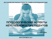 Презентация Психологические аспекты неуспеваемости студентов