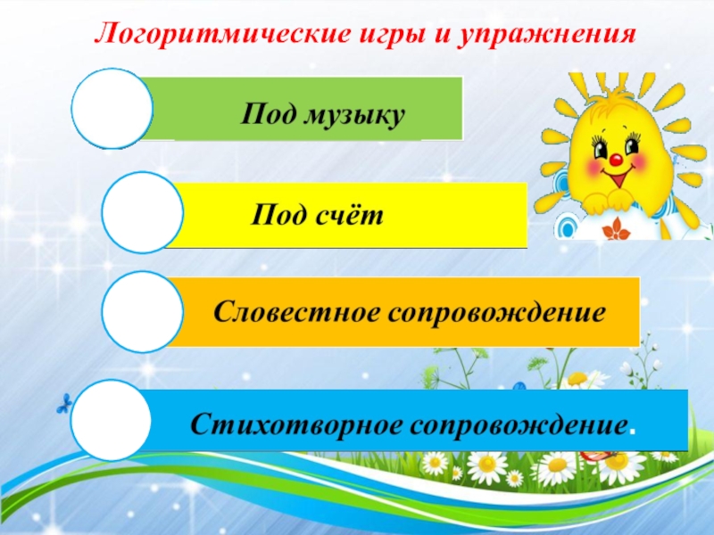 Логоритмическое занятие презентация