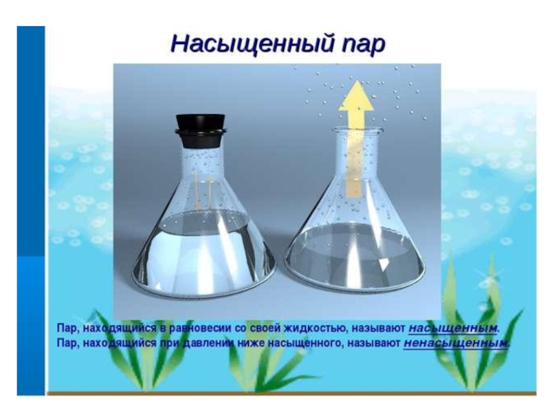 Насыщенный пар 10 класс презентация