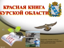 Проект по окружающему миру 2 класс Красная книга Курской области