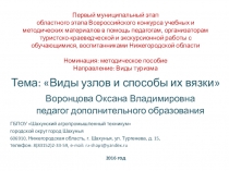 Виды узлов и способы их вязки