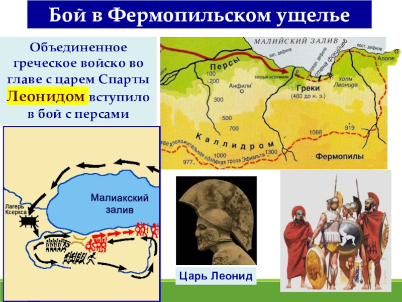 Фермопильское ущелье карта