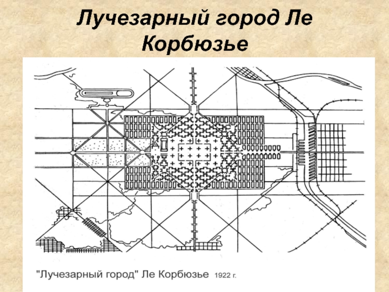 План реконструкции москвы ле корбюзье