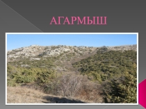 Презентация о горе Агармыш, расположена у г. Старый Крым, Республика Крым