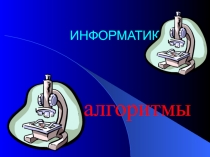 Презентация по информатике на тему Алгоритмы