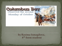 Презентация по английскому языку Christopher Columbus