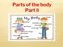 Электронный словарь. 3 класс. 4 четверть. Parts of the body 2.
