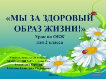 Урок по ОБЖ для 2 класса Мы за здоровый образ жизни!
