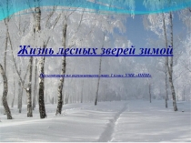 Урок по окружающему миру для 1 класса Жизнь лесных зверей зимой