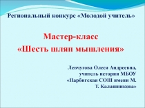 Презентация по теме Технологии креативного мышления Шесть шляп