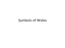 Symbols of Wales
