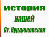 Презентация История нашей Станицы