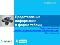 Информатика 5 класс 16 урок (презентация)