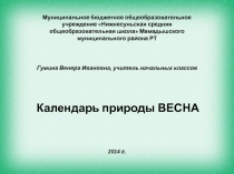 Язгы табигатьне күзәтү темасы буенча презентация