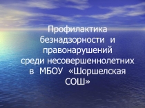 Презентация социального педагога Профилактика безнадзорности и правонарушений среди несовершеннолетних