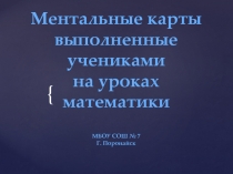 Ментальные карты по математике 5, 7 класс