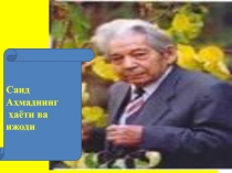 Саид Аҳмаднинг Уфқ романи