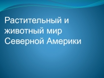 Презентация по географии на темуПЗ Северной Америки ( для учащихся 8 вида)