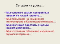 Презентация к уроку по технологии на тему Лилия (3 класс)