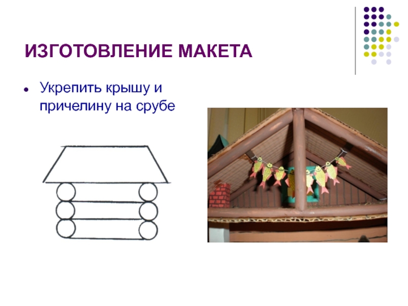 Проектная работа: Москва деревянная ИЗГОТОВЛЕНИЕ МАКЕТАУкрепить крышу и причелину на срубе ИЗГОТОВЛЕНИЕ МАКЕТАУкрепить крышу и причелину на срубе