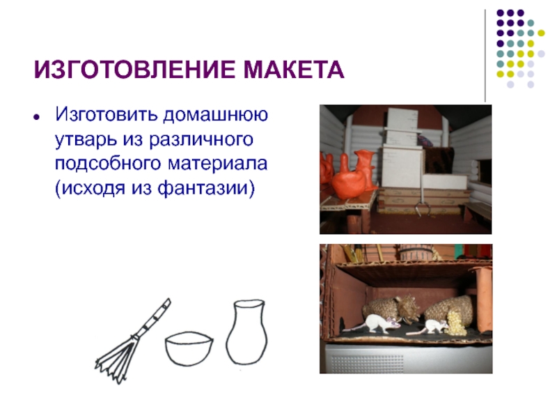 Проектная работа: Москва деревянная ИЗГОТОВЛЕНИЕ МАКЕТАИзготовить домашнюю утварь из различного подсобного материала (исходя из фантазии) ИЗГОТОВЛЕНИЕ МАКЕТАИзготовить домашнюю утварь из различного подсобного материала (исходя из фантазии)