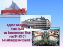 Презентация для организации профильного обучения в условиях НПР